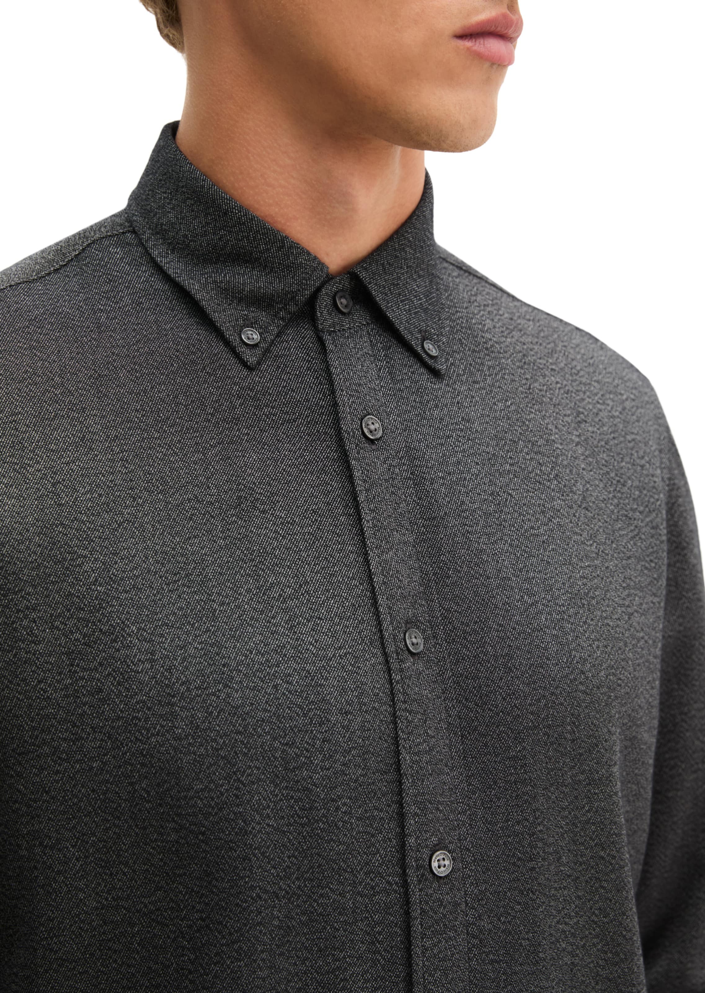 Marc O'Polo Regular Fit Hemd in Schwarz