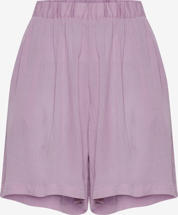 ICHI Broek 'MARRAKECH' in Lila: voorkant
