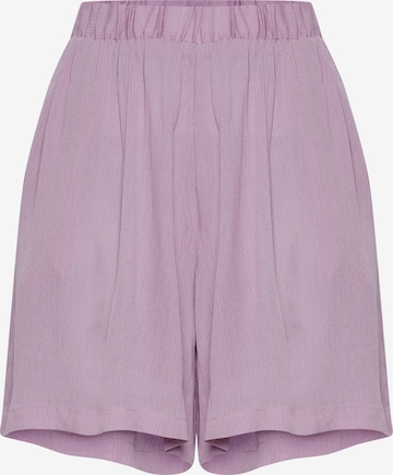 ICHI Loose fit Pants 'IHMARRAKECH' in Purple: front