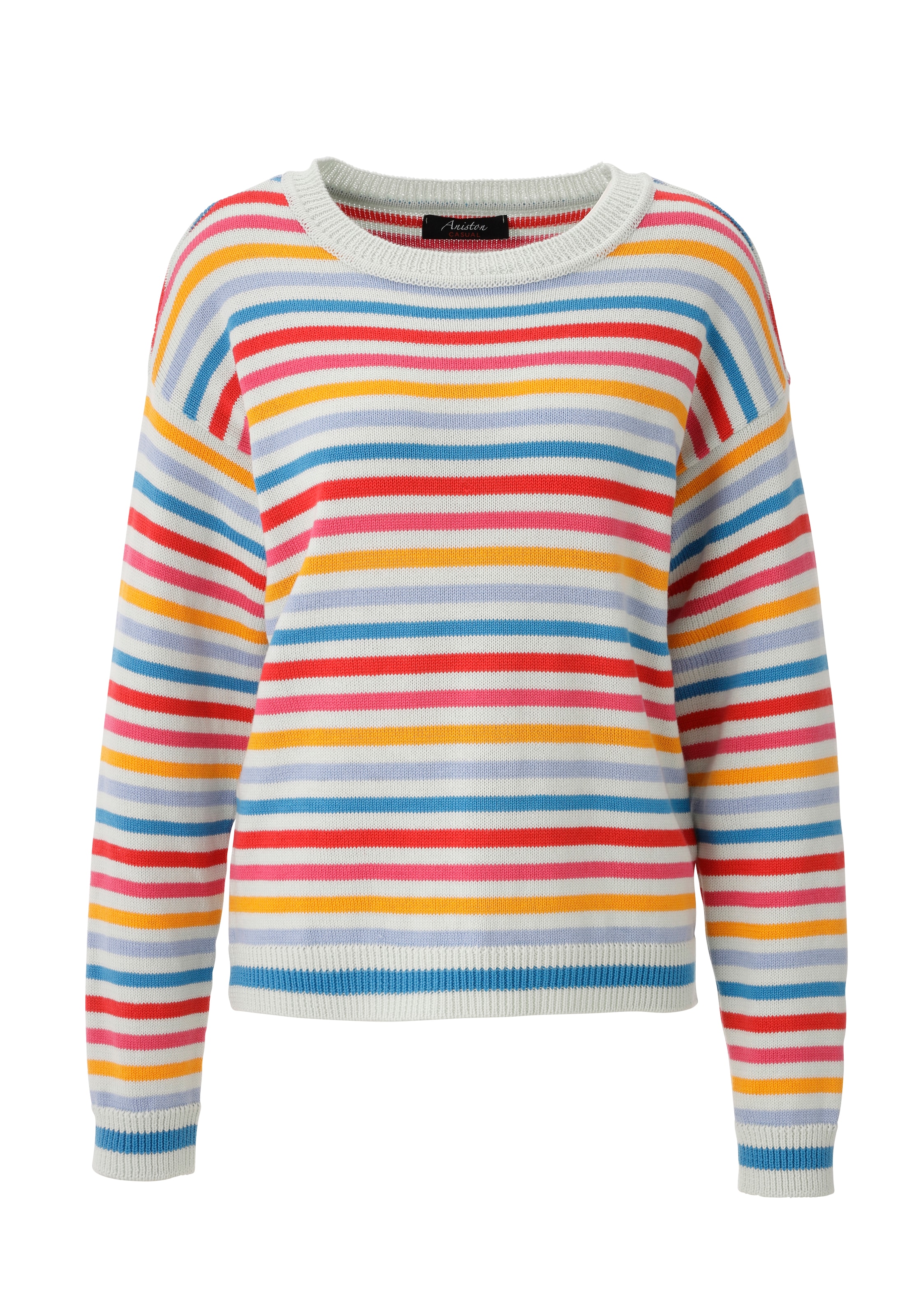 Aniston CASUAL Pullover in Weiß: Vorderseite