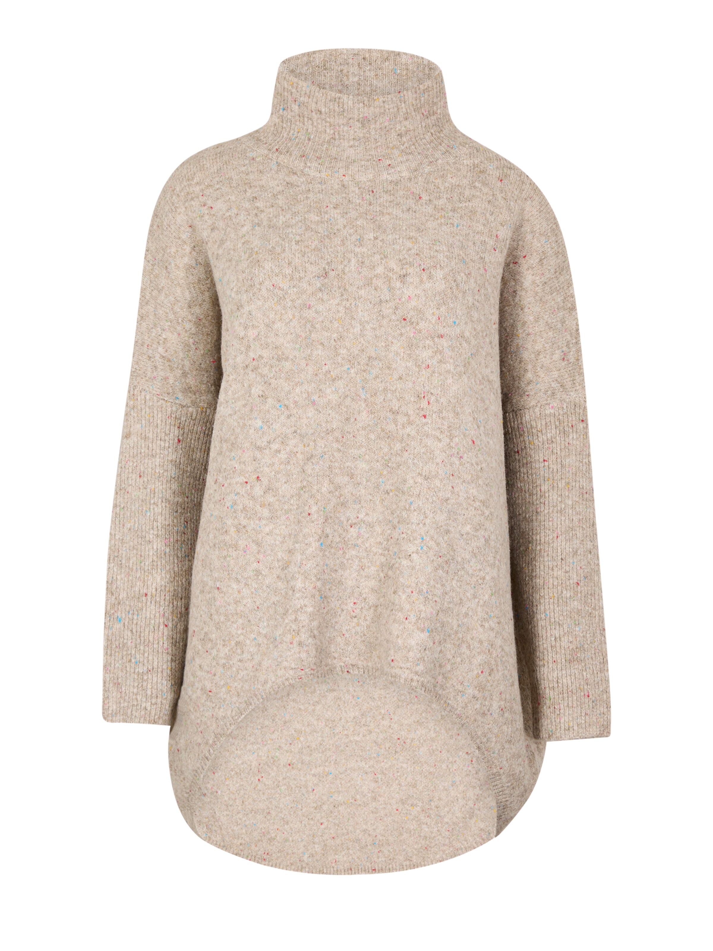 Apricot Rainbow Fleck Cape Jumper ' ' in Grau: Vorderseite