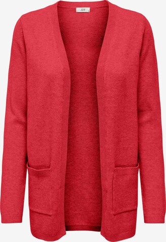 JDY Knit Cardigan 'MARCO' in Red: front