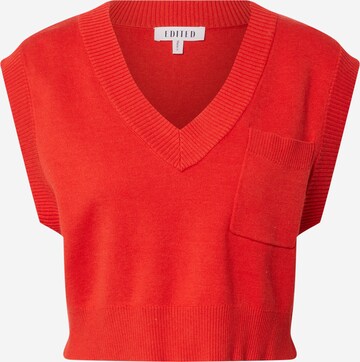 Pull-over 'Poloma' EDITED en orange : devant