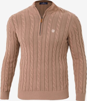 Jimmy Sanders Sweater in Beige: front