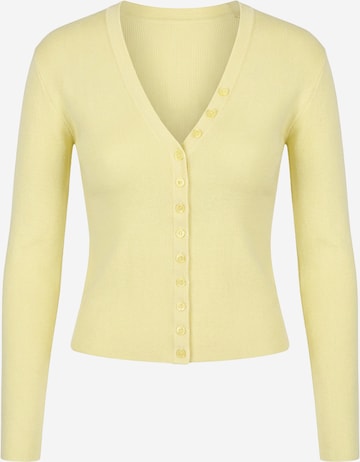 Cardigan 'Laura' studioselect en jaune : devant