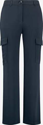 SAMOON Regular Pants in Blue: front