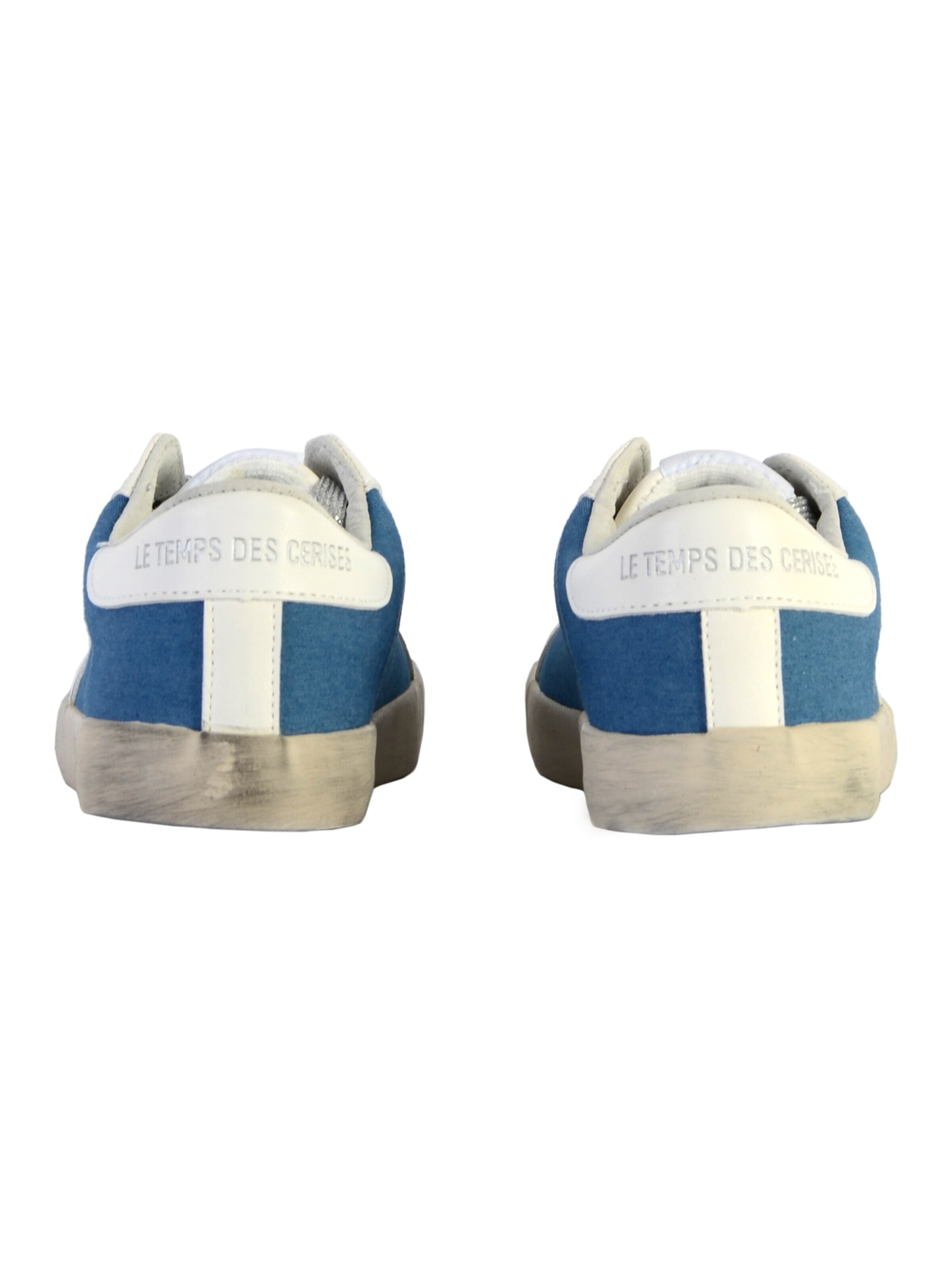 Le Temps Des Cerises Athletic lace-up shoe in White