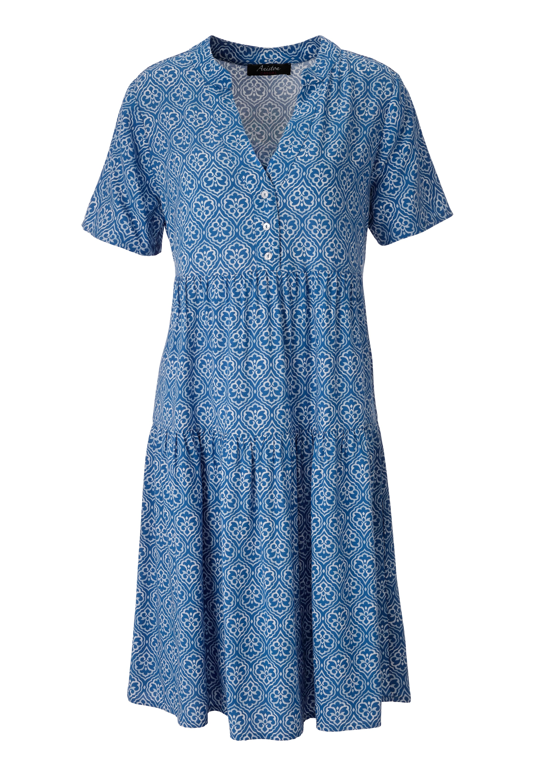 Aniston CASUAL Sommerkleid in Blau: Vorderseite