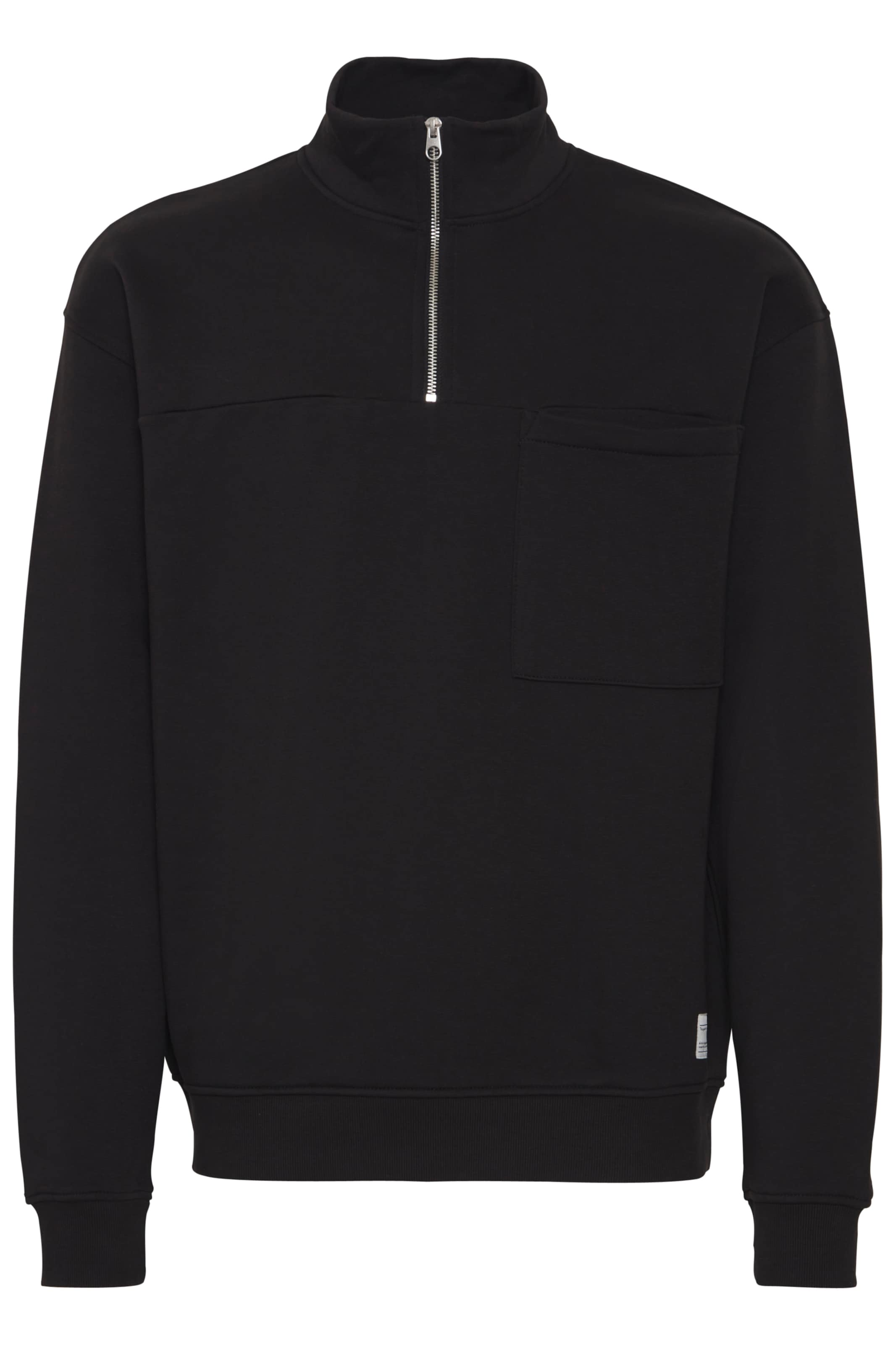 !Solid Sweatshirt in Zwart: voorkant