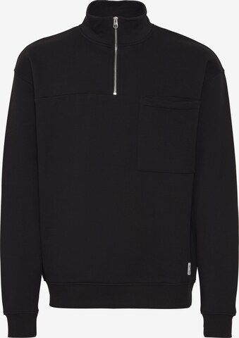 Sweat-shirt !Solid en noir : devant