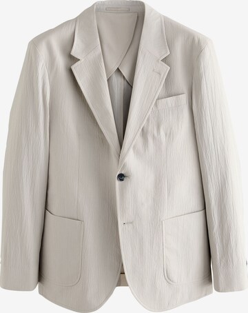 Next Slim fit Business blazer in Beige: front