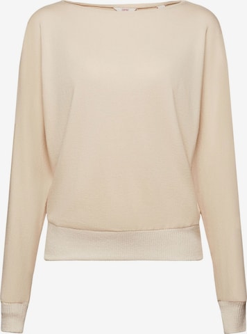 ESPRIT Slaapshirt in Beige: voorkant