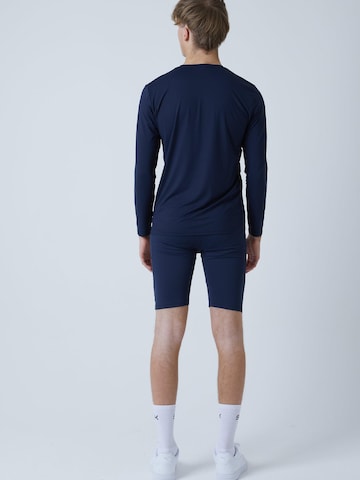 SPORTKIND Funktionsshirt 'Crew Neck Long Sleeve Shirt'‌‌‌‌‌‌‌‌‌‌ in Blau