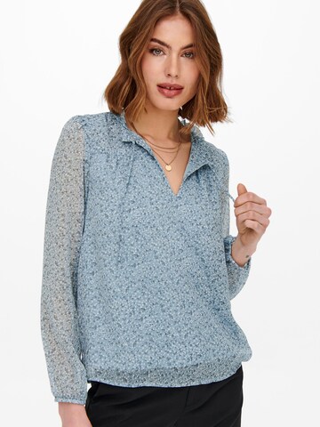 ONLY Bluse 'Ditsy' in Blau