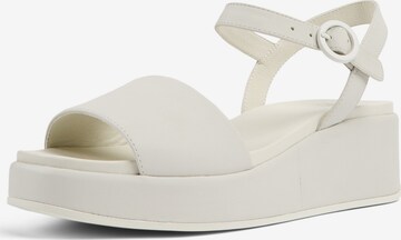 CAMPER Strap Sandals ' Misia ' in White: front