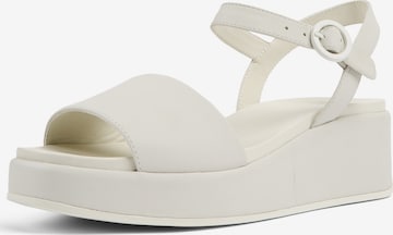 CAMPER Sandalen met riem ' Misia ' in Wit: voorkant