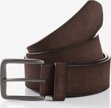 Ceinture ' All Styles ' TOM TAILOR en marron : devant