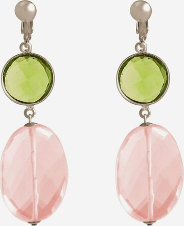 Boucles d'oreilles Gemshine en rose : devant