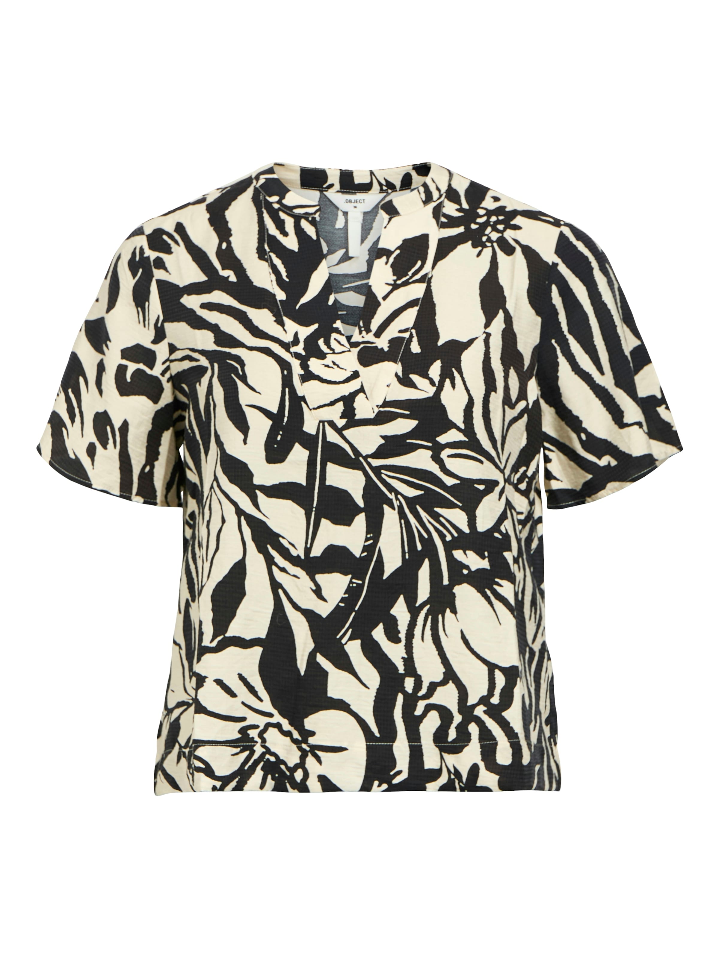 OBJECT Bluzka w kolorze beżowy: przód