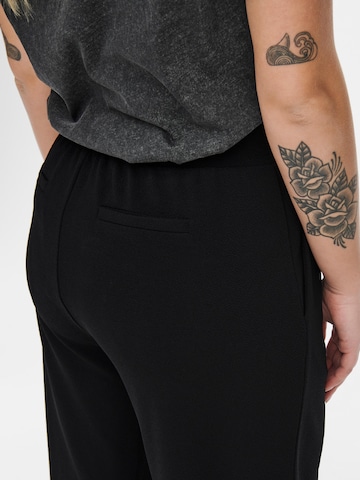 ONLY Carmakoma Wide leg Pleat-Front Pants 'Betty' in Black