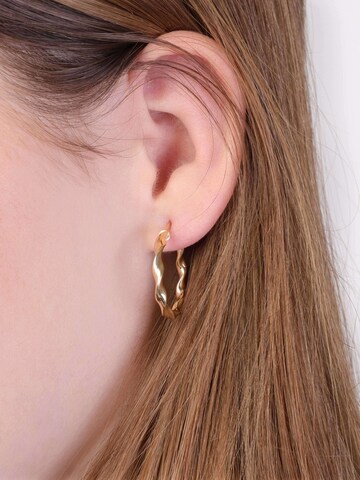 Boucles d'oreilles 'Klassisch' Lucardi en or