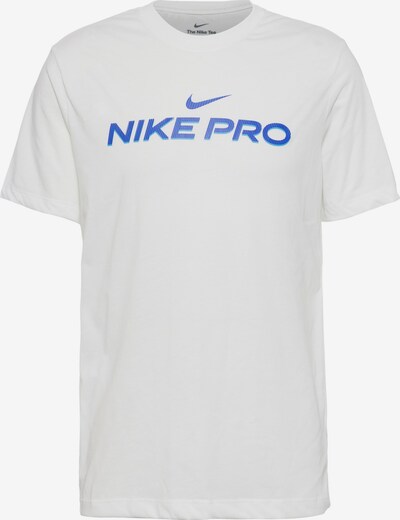 NIKE Funktionsshirt 'Pro' in royalblau / weiß, Produktansicht