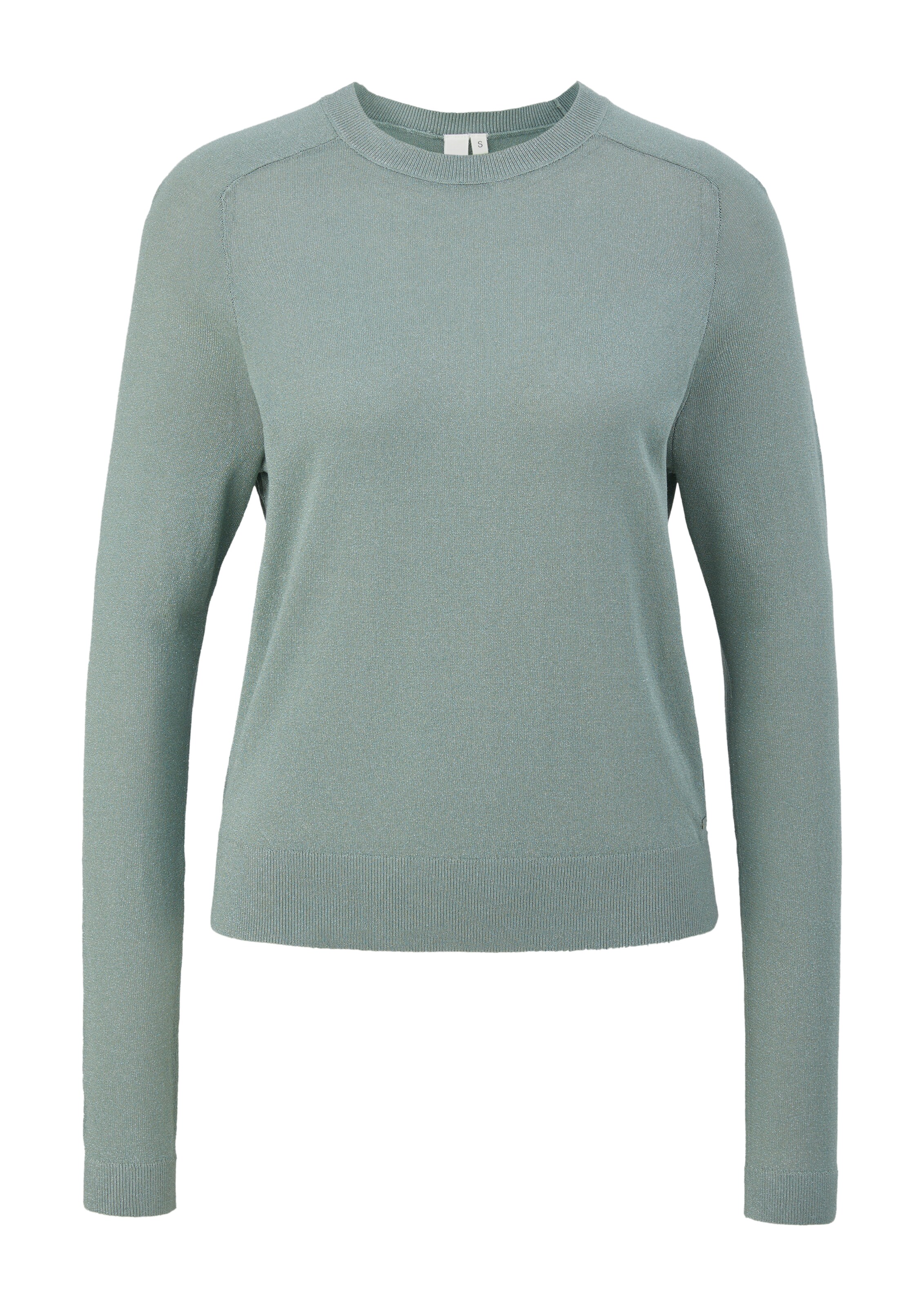 QS Pullover in Grün: Vorderseite