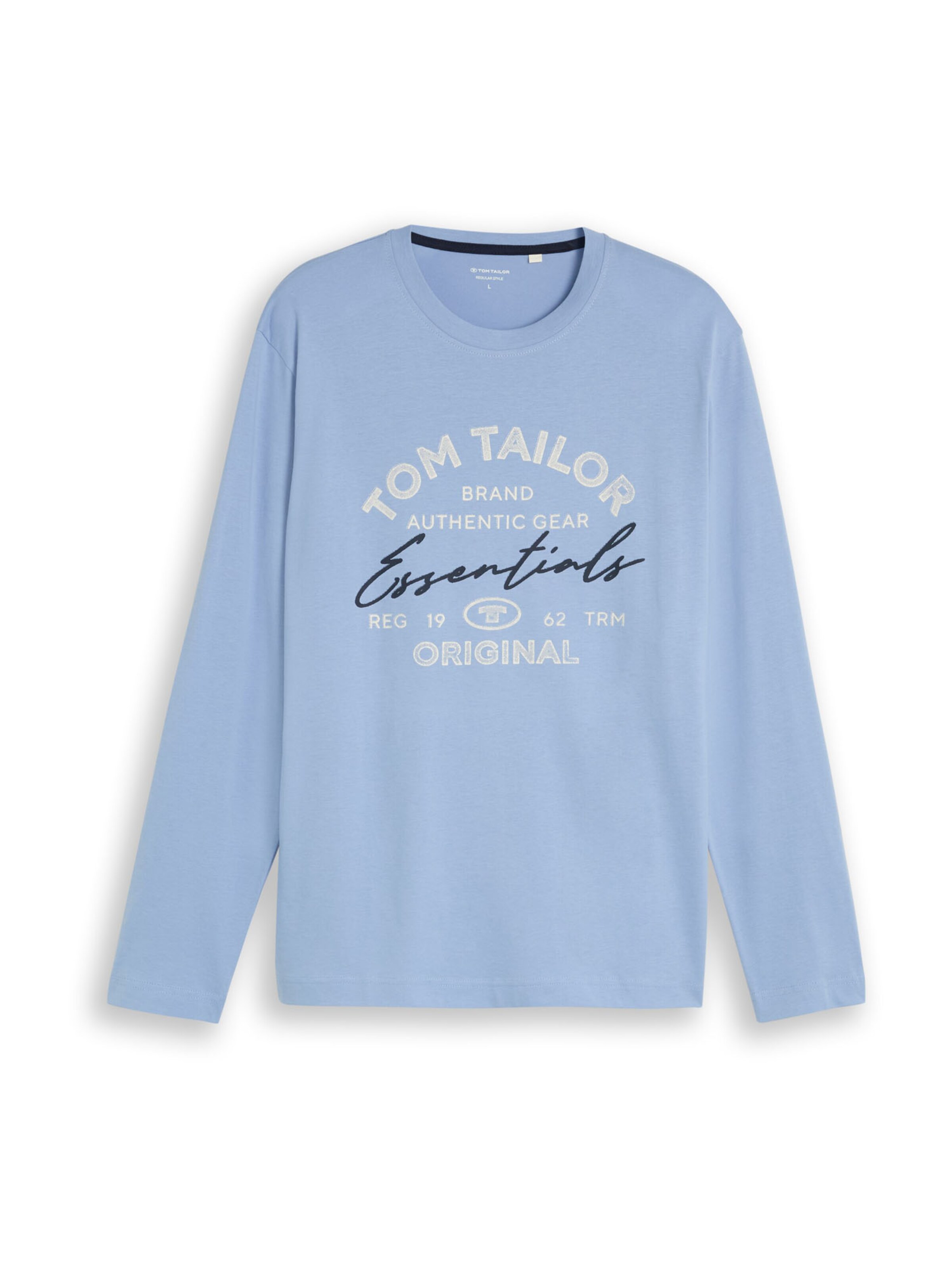 TOM TAILOR Shirt in Blue: front