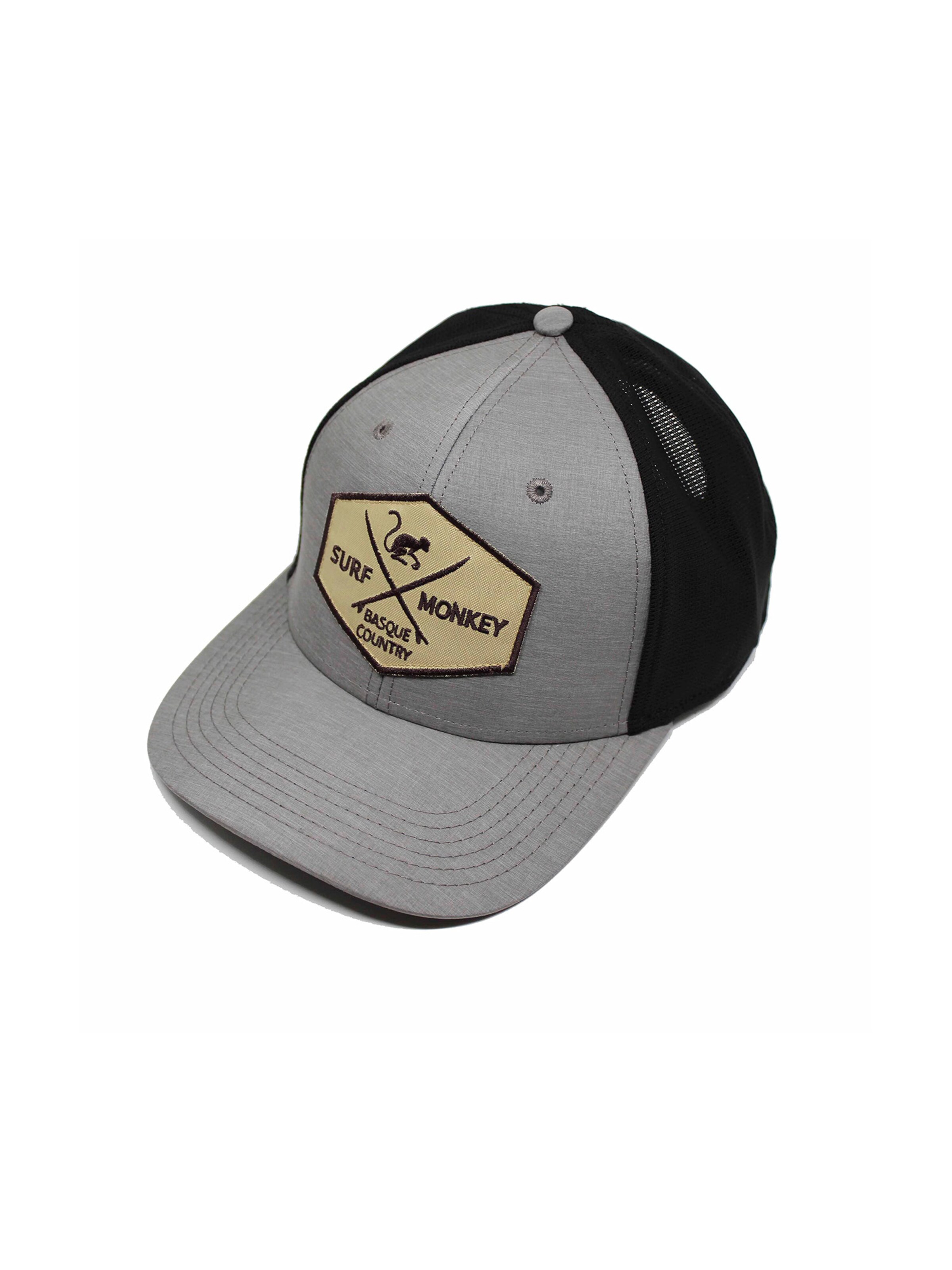 Cappello da baseball sportivo di Surf Monkey in grigio