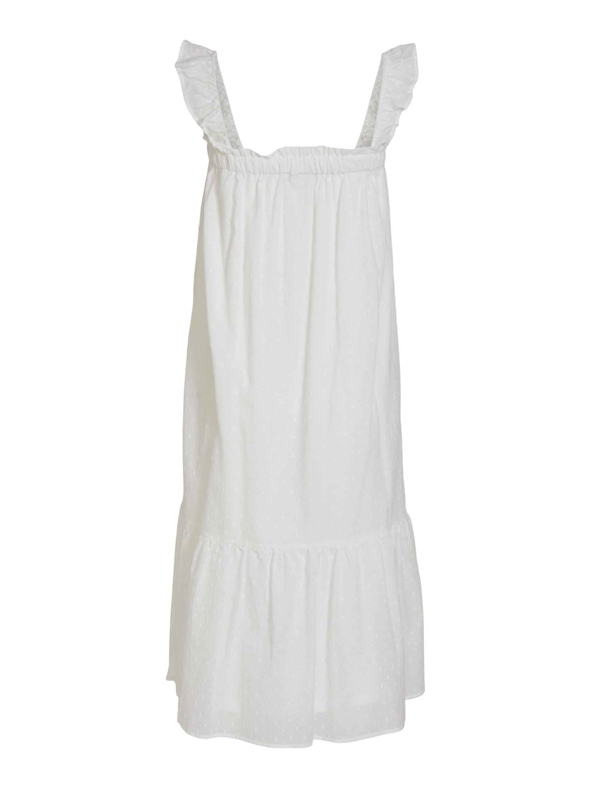 VILA Letní šaty 'BULIA' – bílá