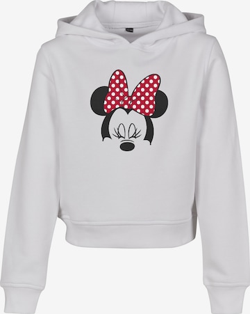 Coupe regular Sweat-shirt 'Minnie Mouse' Mister Tee en blanc : devant