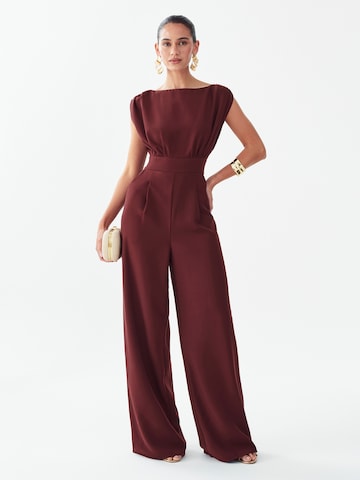 Tuta jumpsuit 'Sumi' di Willa in rosso: frontale