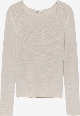 Pull&Bear Sweater in Grey: front