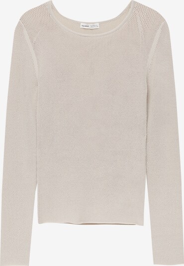 Pull&Bear Sweter w kolorze szaro-beżowym, Podgląd produktu