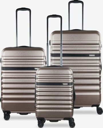 bugatti Suitcase Set 'Corium' in Gold: front