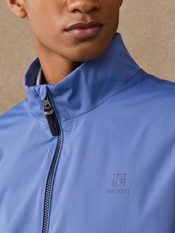 Hackett London Zip-Up Hoodie in Blue