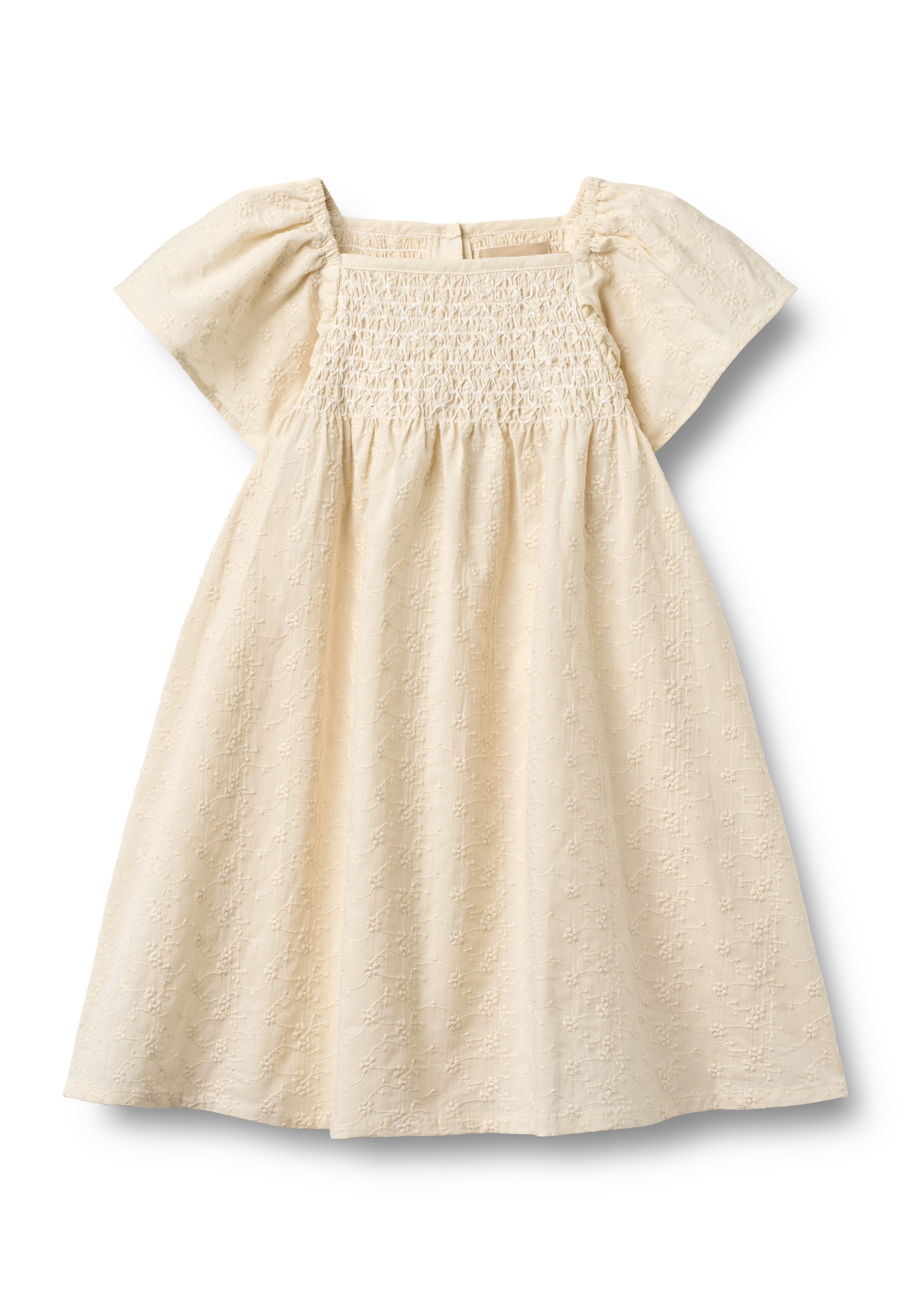 Robe 'Elva' WHEAT en blanc : devant