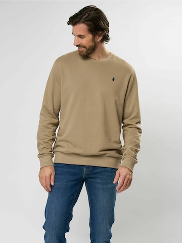 MCS Sweatshirt 'Skyler' in Beige: voorkant