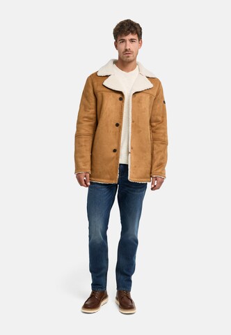 INDICODE JEANS Winter coat 'Crocky' in Beige