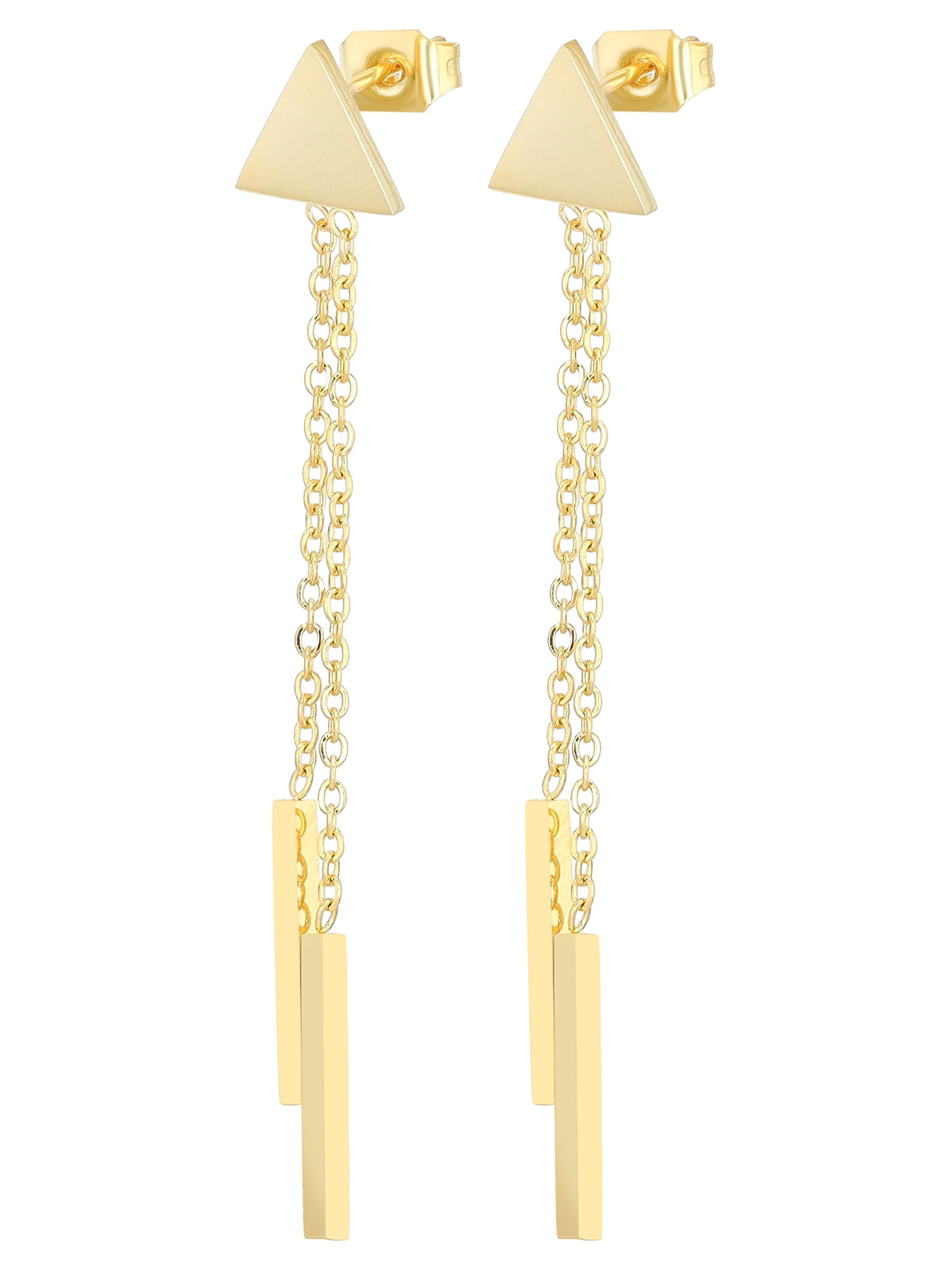 Akzent Earrings 'Ladia, langlebig' in Gold