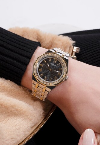 GUESS Analogt ur 'Desire' i sølv