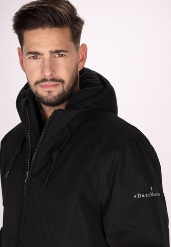 DreiMaster Maritim Winter jacket in Black