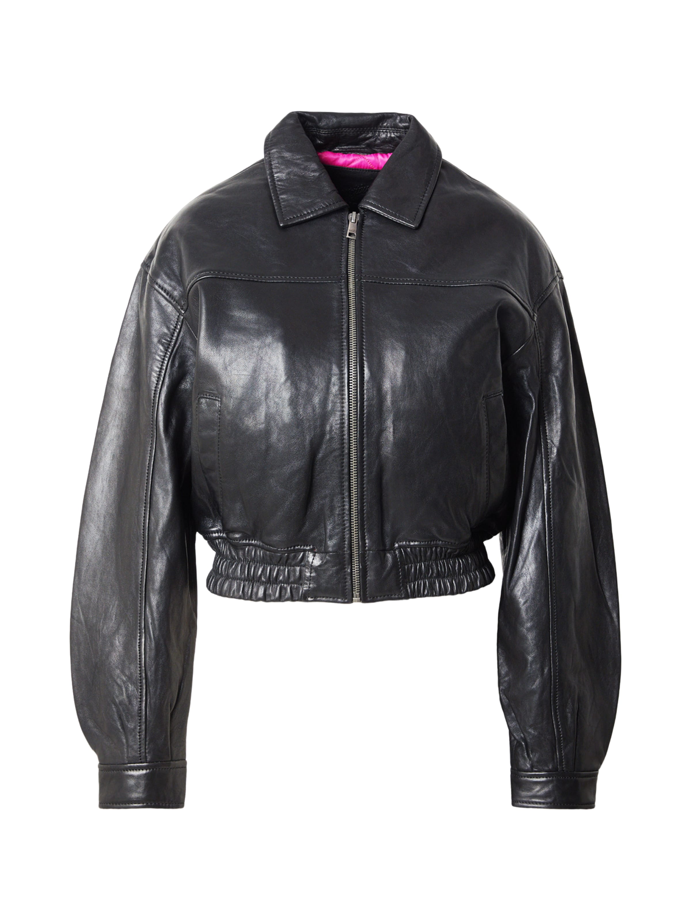Mauritius Between-Season Jacket 'Marcia' in Black: front