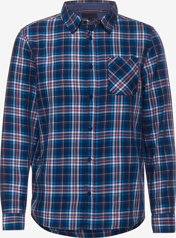 Street One MEN Regular fit Button Up Shirt in Blue: front