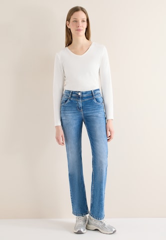 CECIL Boot cut Jeans 'Toronto' in Blue