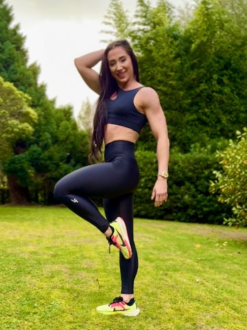 Skinny Leggings 'Leggings mit hoher Taille Myself' LUXFEEL en noir