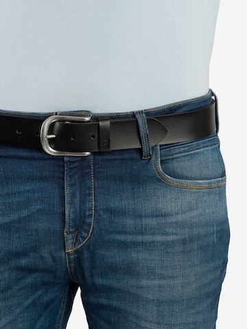 TOM TAILOR DENIM Belt 'Joe' in Black