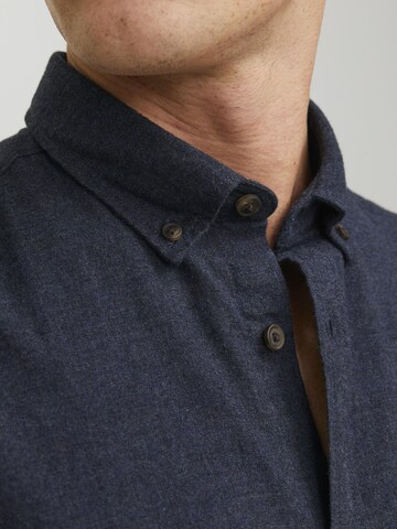 JACK & JONES Слим Рубашка 'JJEClassic' в Синий