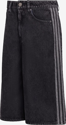 ADIDAS ORIGINALS Wide Leg Farkut 'Firebird' värissä musta: etupuoli