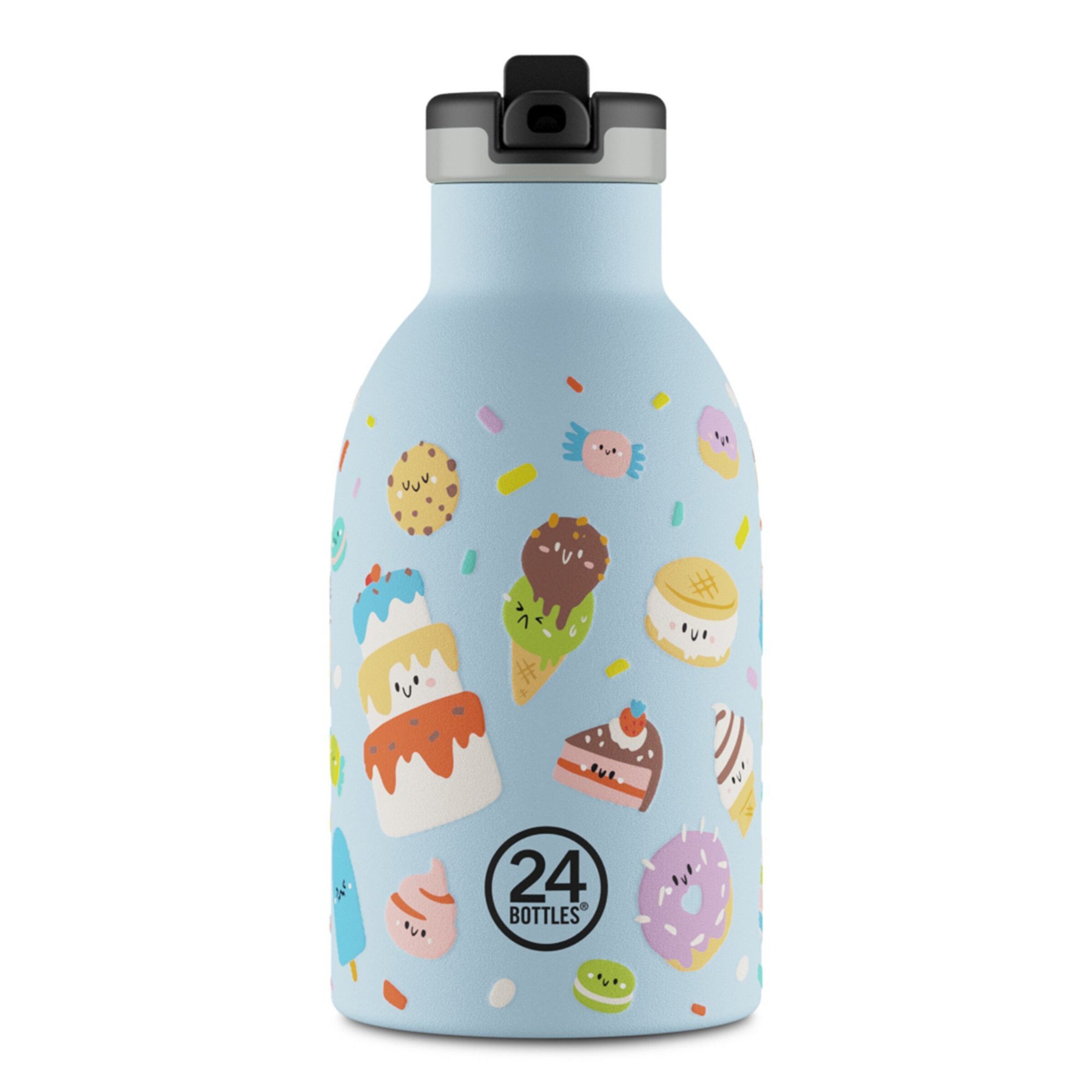 Gourdes 'Kids Clima' 24Bottles en bleu : devant